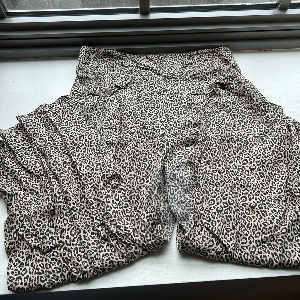 Flowy patterned wide legged pants from American Eagle
